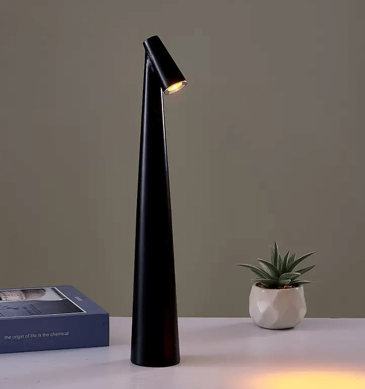 Lampe de Bureau LED à Contrôle Tactile – Rechargeable, Ajustable, Amie des Yeux
