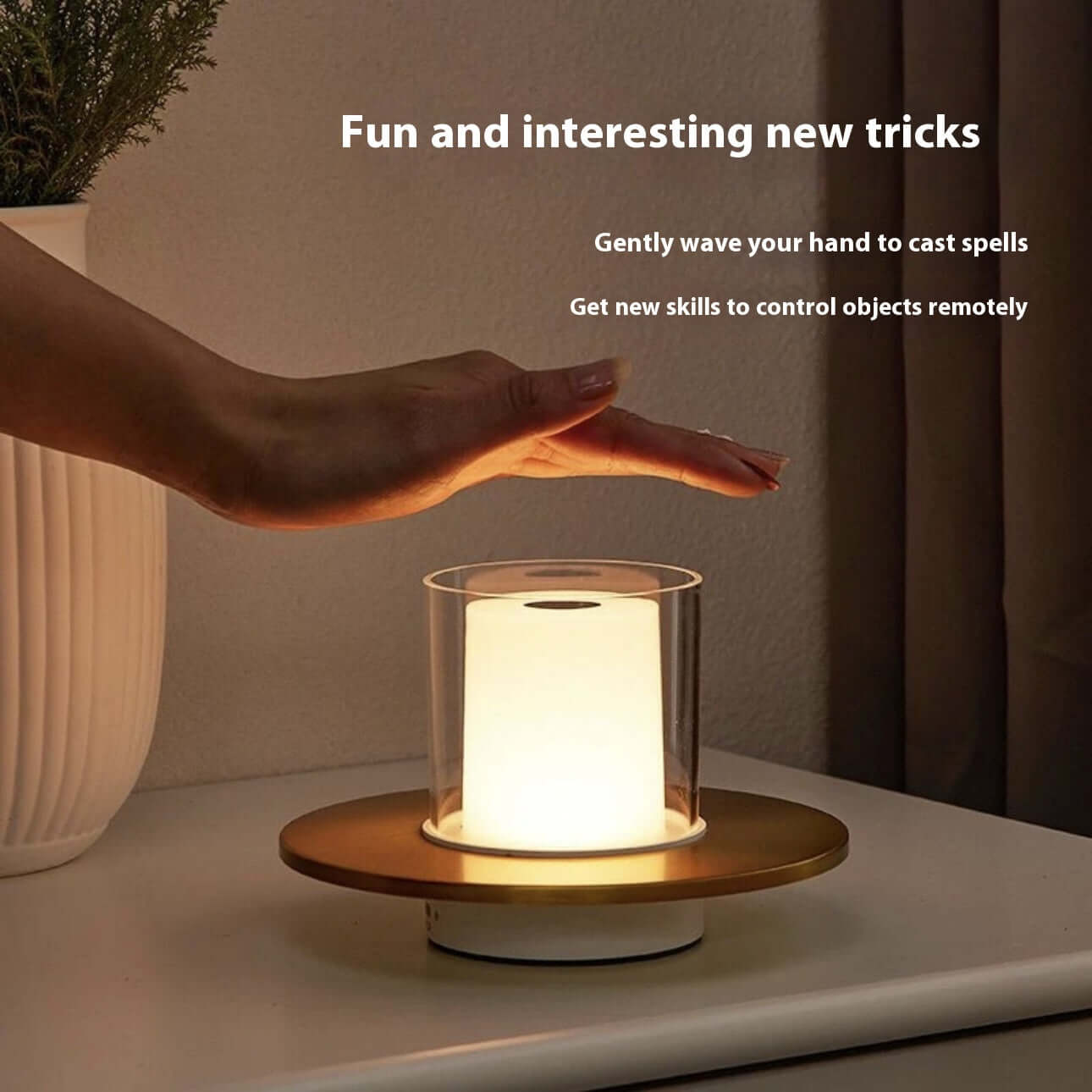 Lampe Bougie Rechargeable – LED Tactile & Gestuelle, Lumière Douce et Amie des Yeux