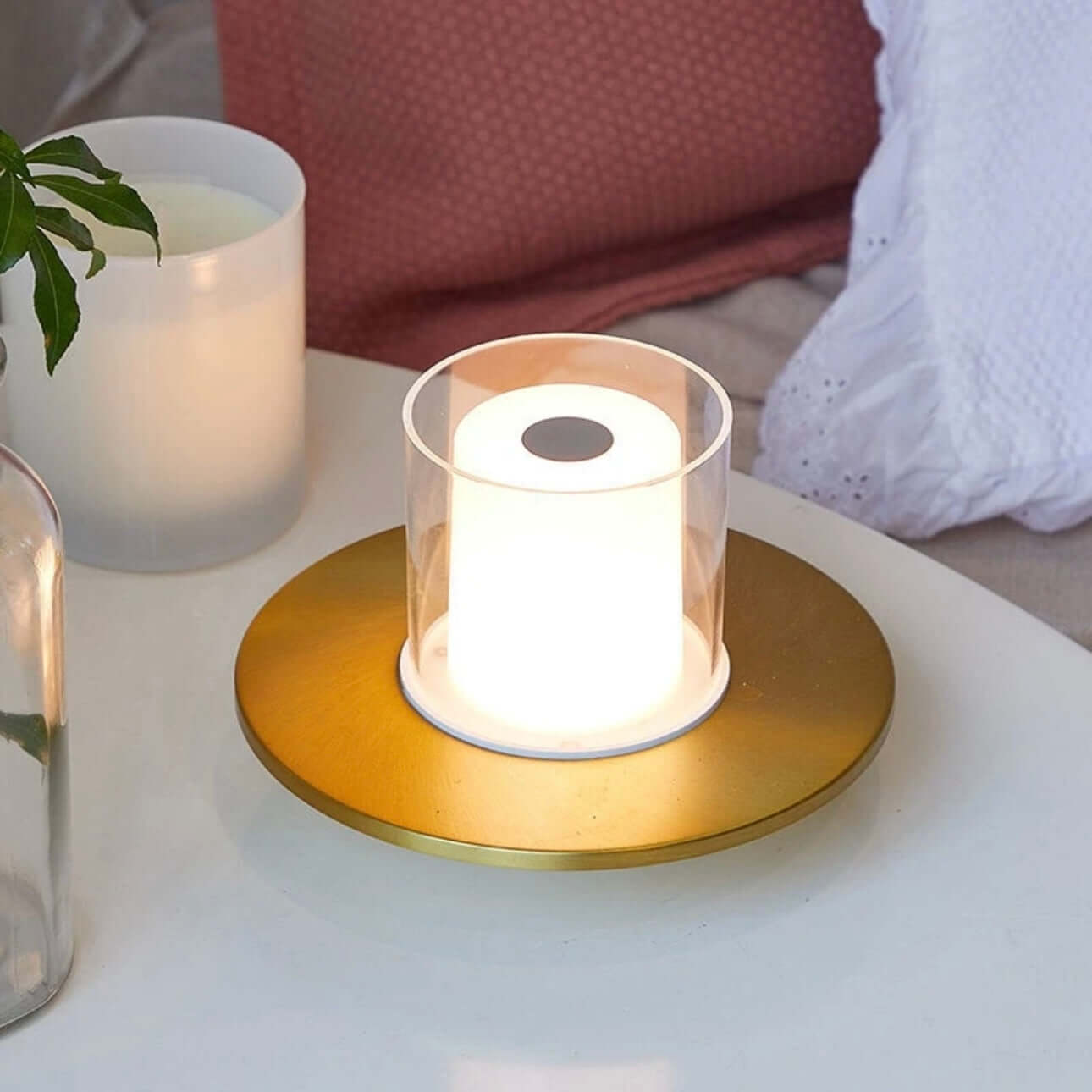 Lampe Bougie Rechargeable – LED Tactile & Gestuelle, Lumière Douce et Amie des Yeux
