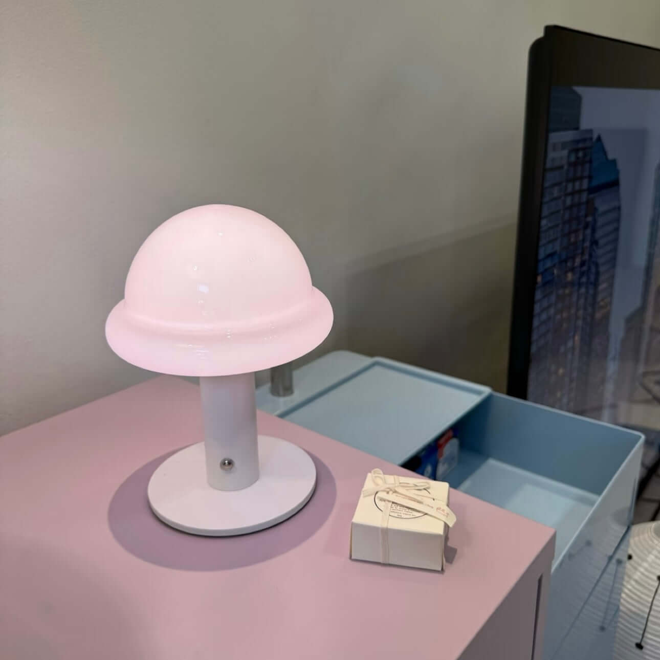 Lampe de Table Candy – LED Tactile, 3 Couleurs, Rechargeable