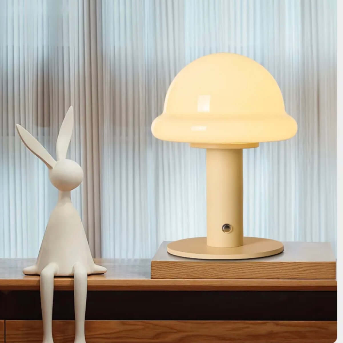 Lampe de Table Candy – LED Tactile, 3 Couleurs, Rechargeable