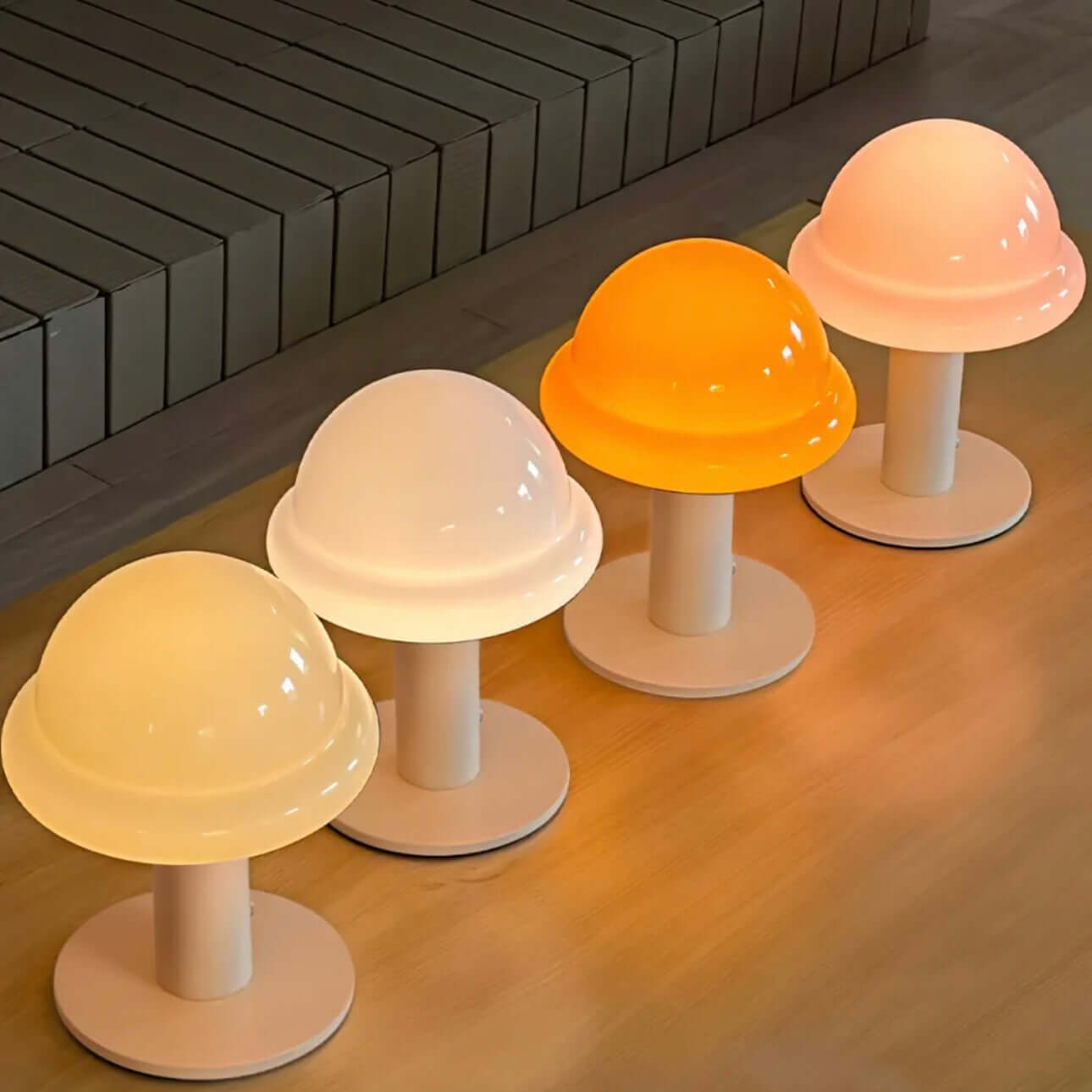 Lampe de Table Candy – LED Tactile, 3 Couleurs, Rechargeable