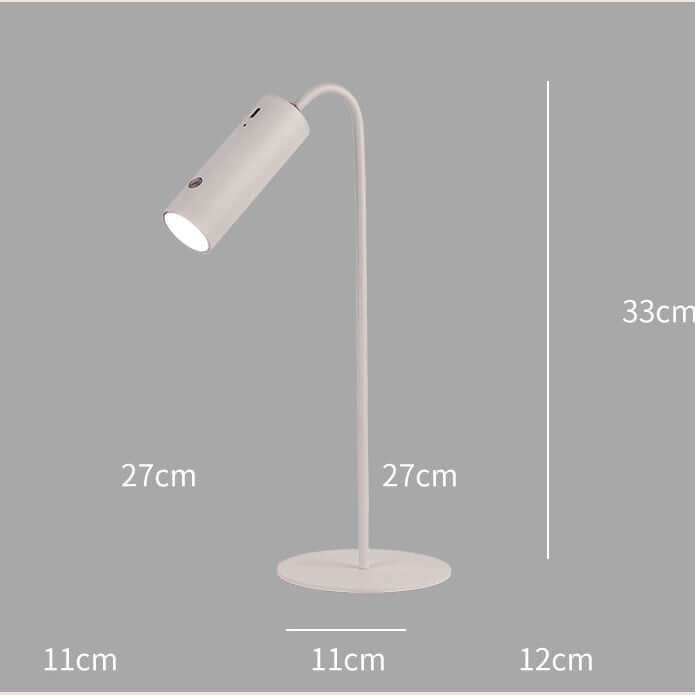 Lampe de Bureau Rechargeable – Rotation Magnétique à 360° avec Clip