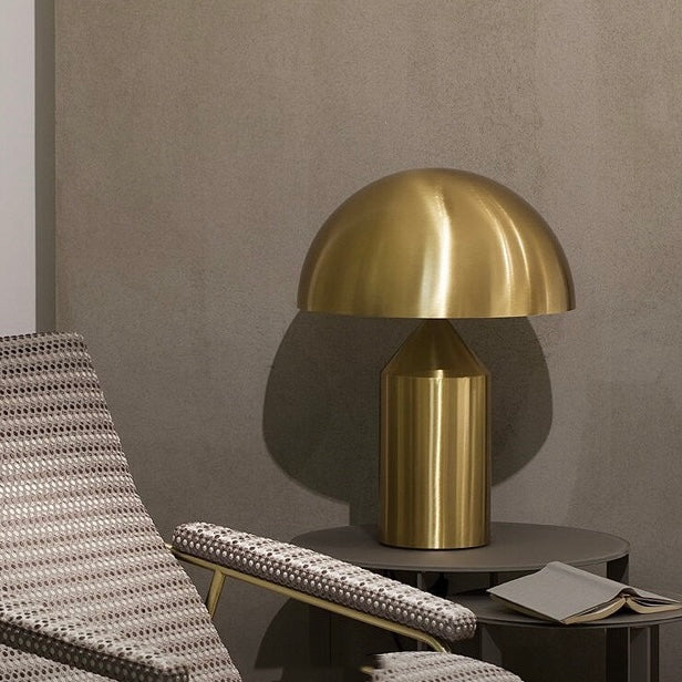 Lampe de Table Champignon Nordique – Lampe de Chevet en Métal Design