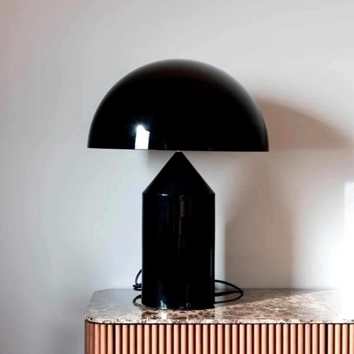Lampe de Table Champignon Nordique – Lampe de Chevet en Métal Design