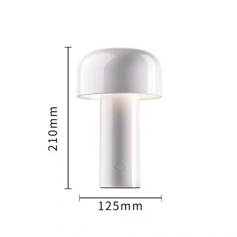 Lampe de Table Champignon LED Scandinave – Contrôle Tactile, Éclairage Douillet