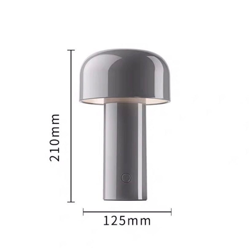 Lampe de Table Champignon LED Scandinave – Contrôle Tactile, Éclairage Douillet