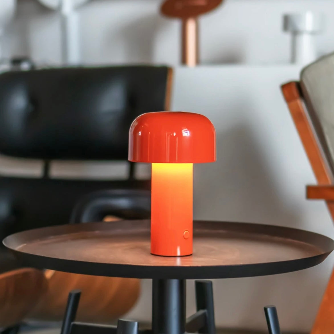 Lampe de Table Champignon LED Scandinave – Contrôle Tactile, Éclairage Douillet