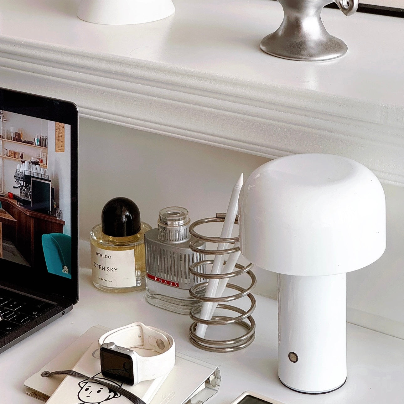 Lampe de Table Champignon LED Scandinave – Contrôle Tactile, Éclairage Douillet