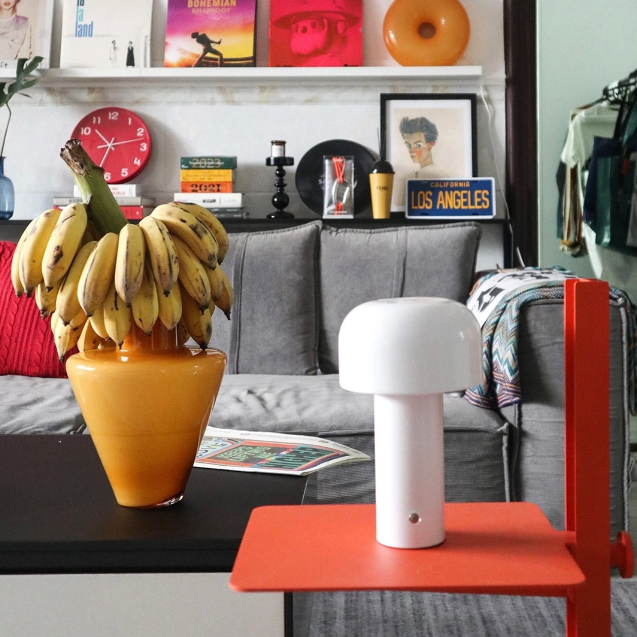 Lampe de Table Champignon LED Scandinave – Contrôle Tactile, Éclairage Douillet