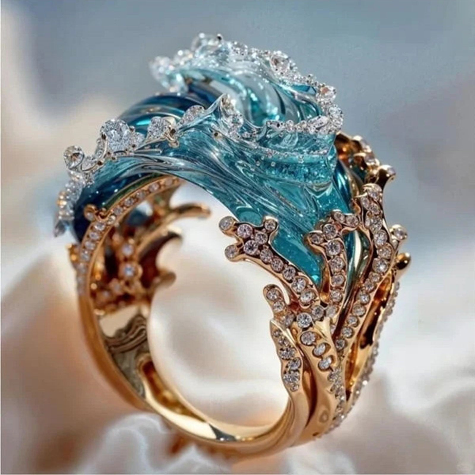 Sérénité - Bague Vœu Océan