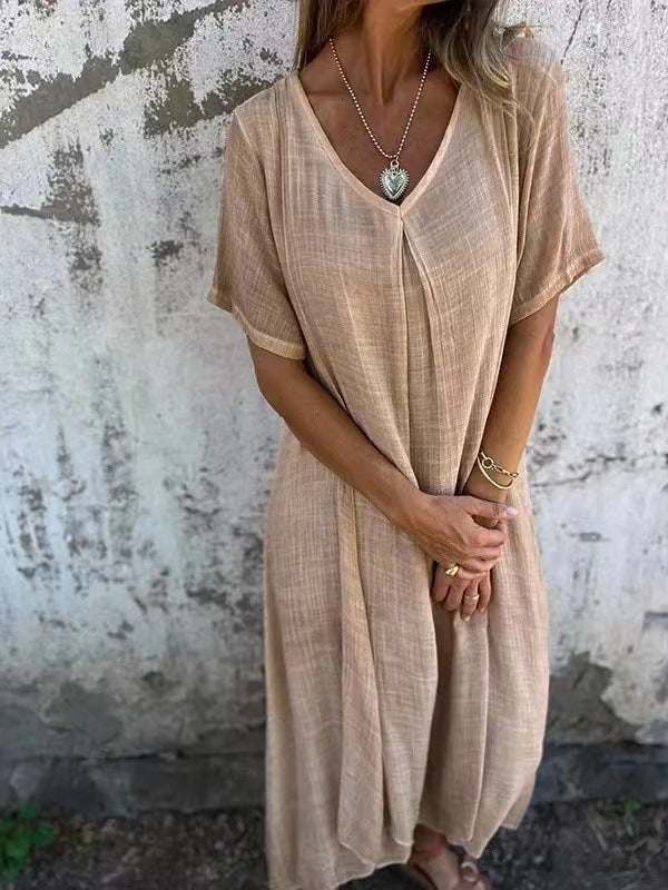 Vera™ | Robe Maxi à Col V
