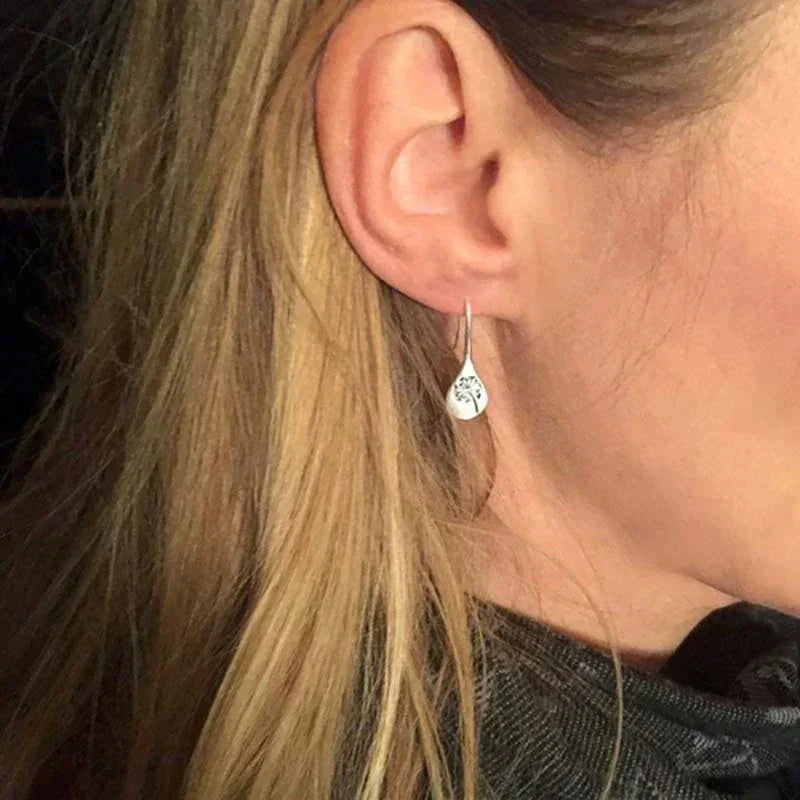 Boucles d'oreilles en argent vintage