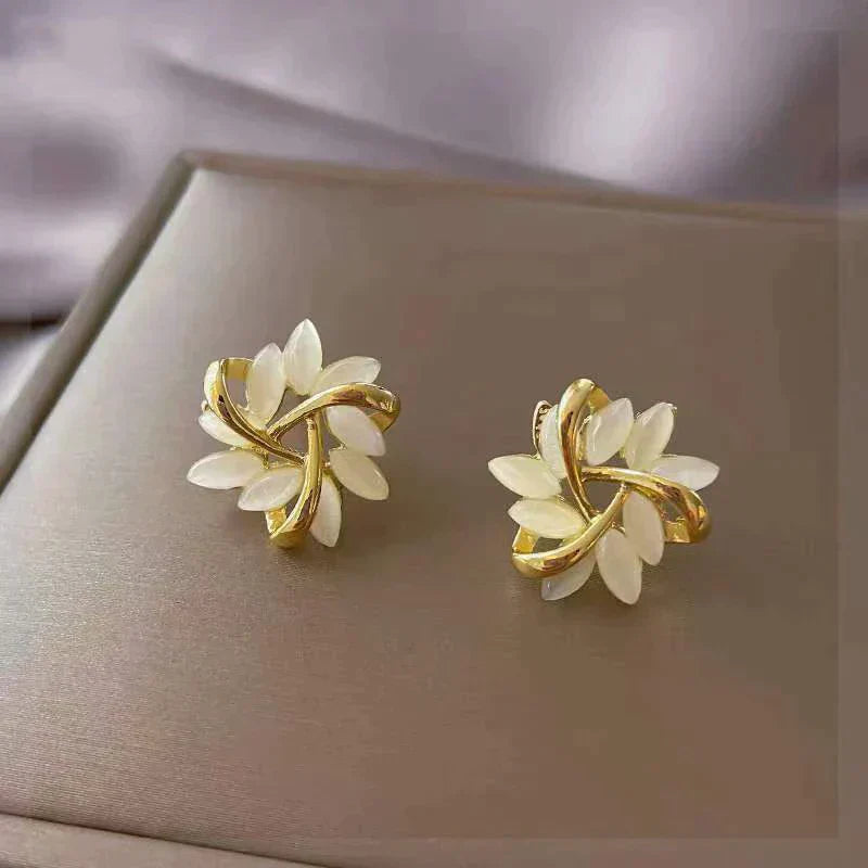Boucles d'oreilles Sonja Luxe Blanches
