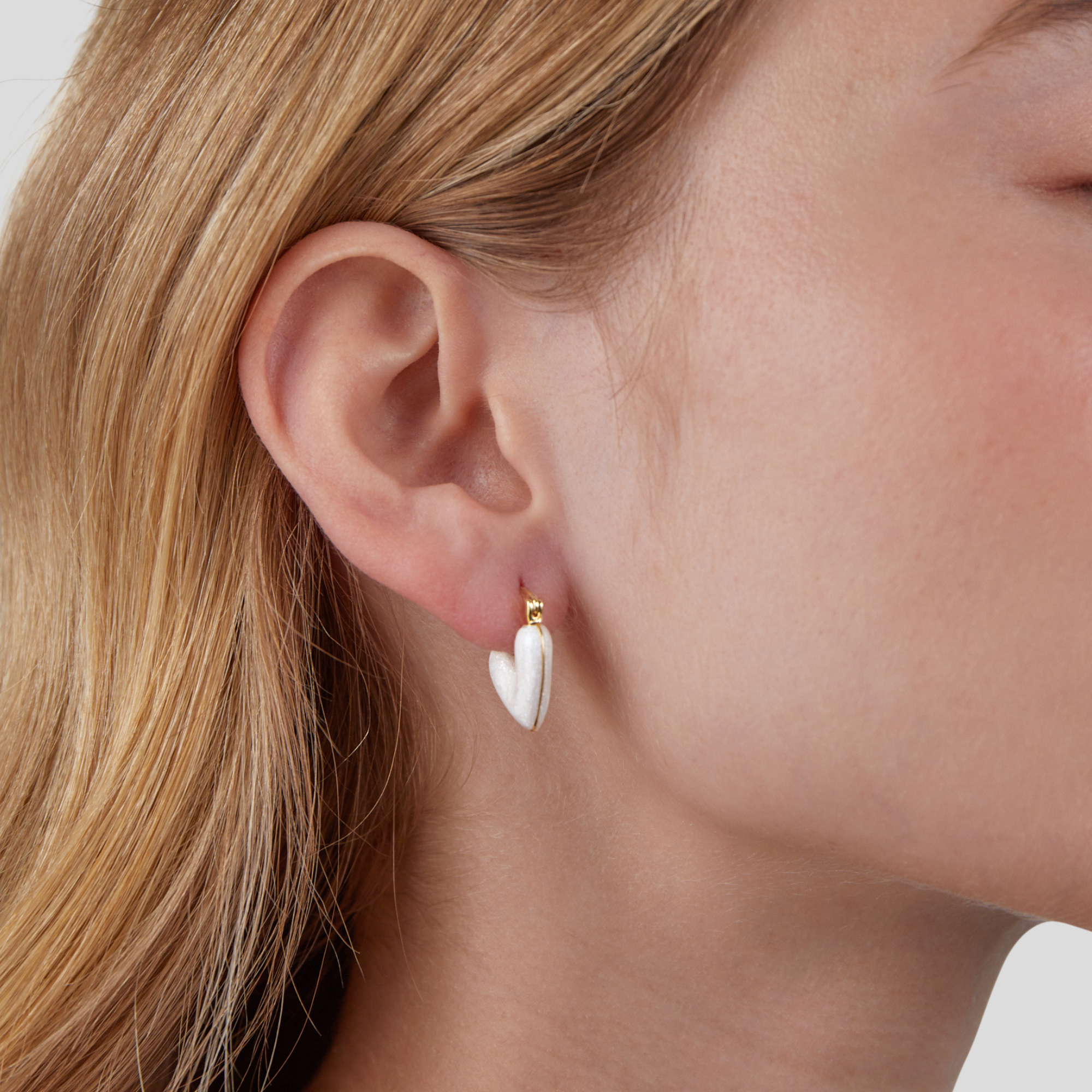 Boucles d'oreilles Cœur Pur