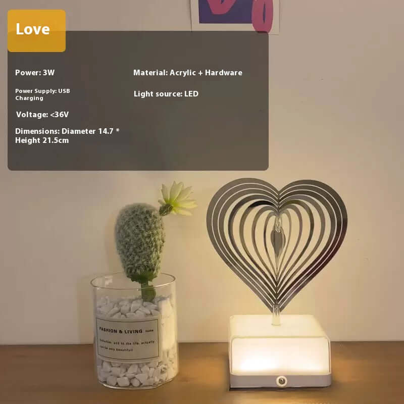 Lampe de Chevet LED – Rotative, Contrôle Tactile, Rechargeable 16 Couleurs