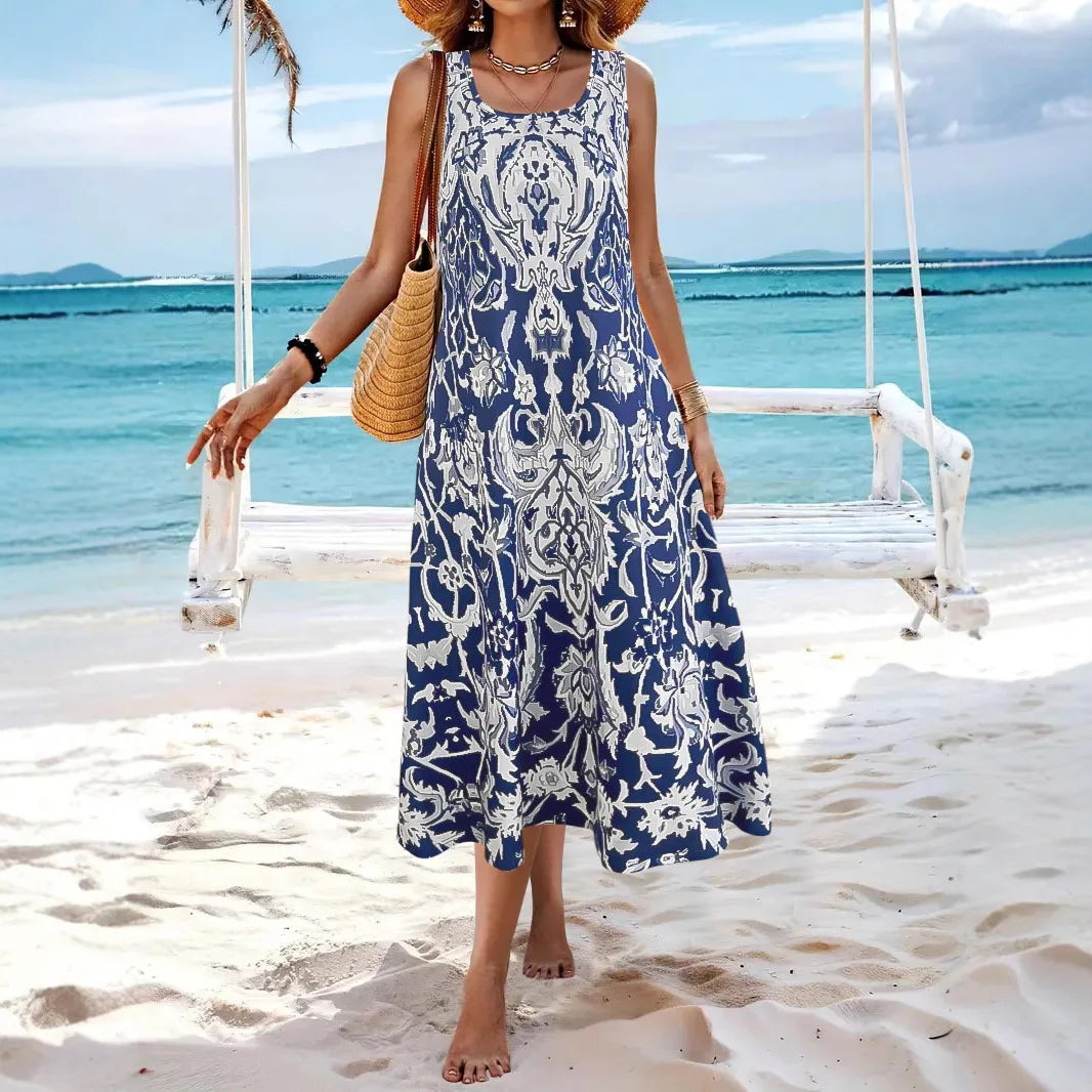 Cavell™ – Robe d'été avec un élégant motif Boho