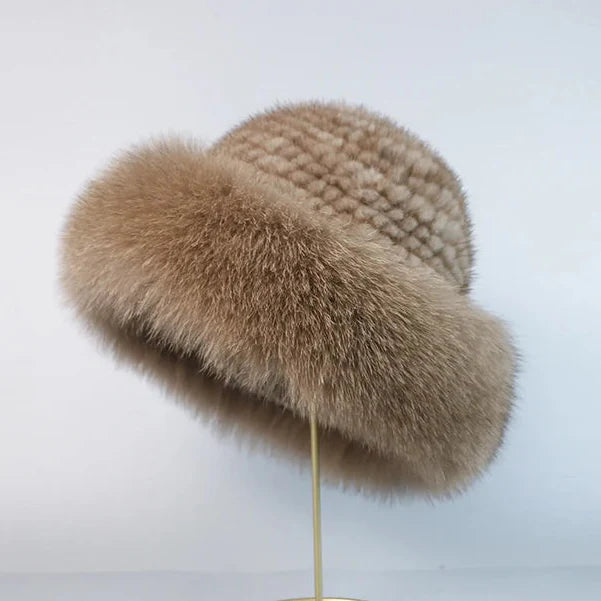 Isolde™ | Mink Fur Hat — Dawn Edition