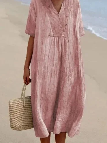 Cavell™ – Robe de Plage en Coton Ample