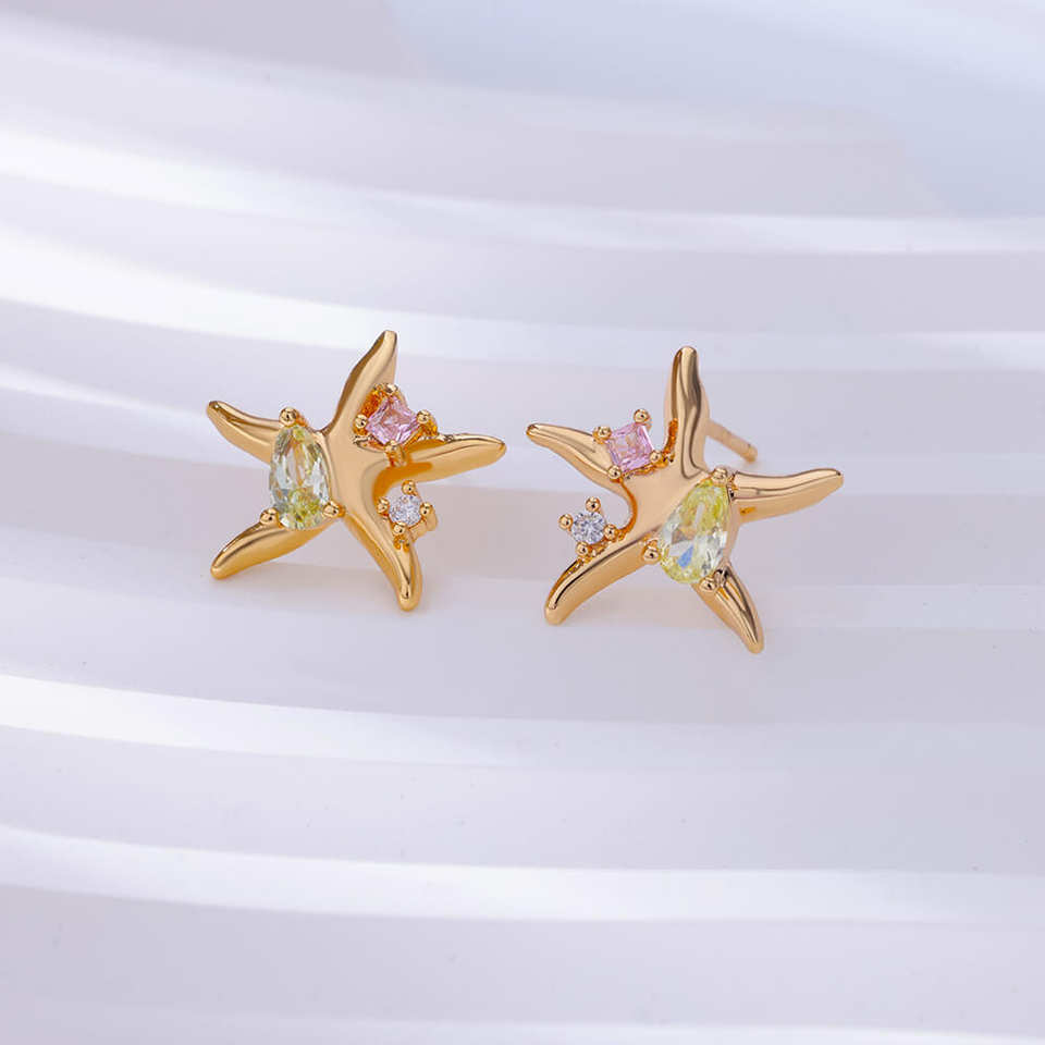 Boucles d'oreilles Joy - Étoile de mer