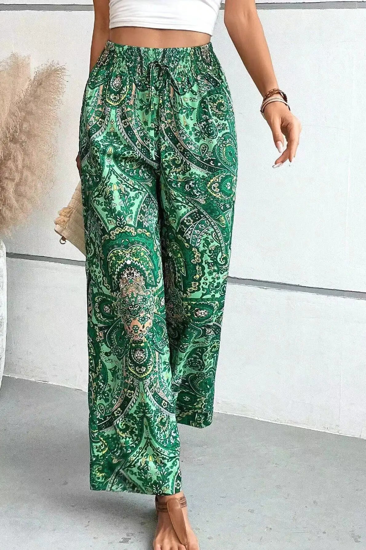 Analyn | Pantalon boho ample