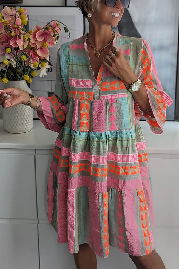 LILY™ - ROBE PRINTEMPS ÉLÉGANTE AVEC IMPRIMÉ FLORAL
