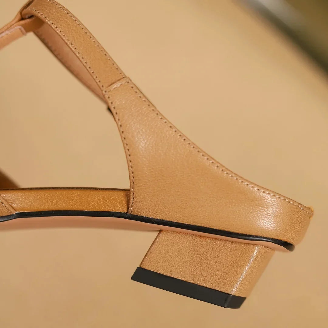 Mules en Cuir Sophia
