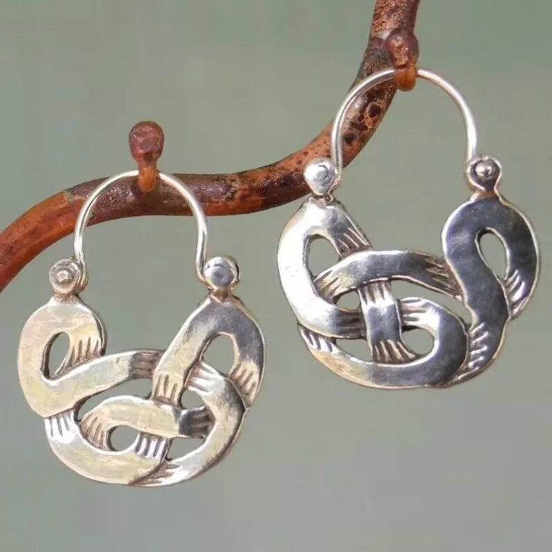 Boucles d'oreilles créoles vintage