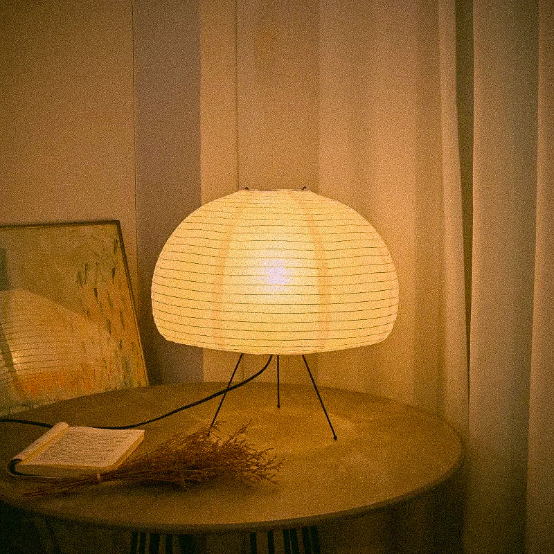 Lampe de Table en Papier de Riz Japonais Nago