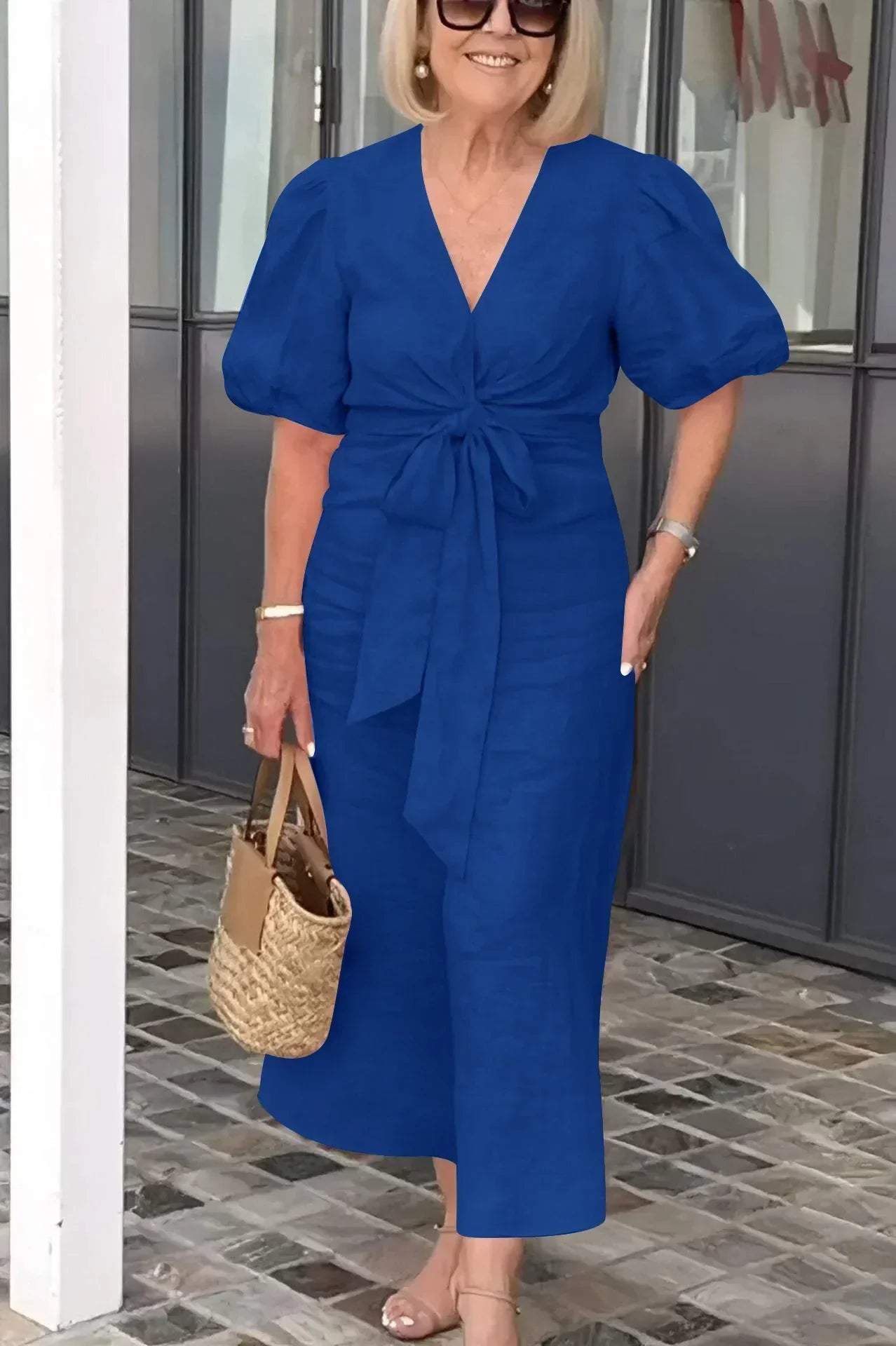 SERENA™ - ROBE AÉRIENNE À COL EN V