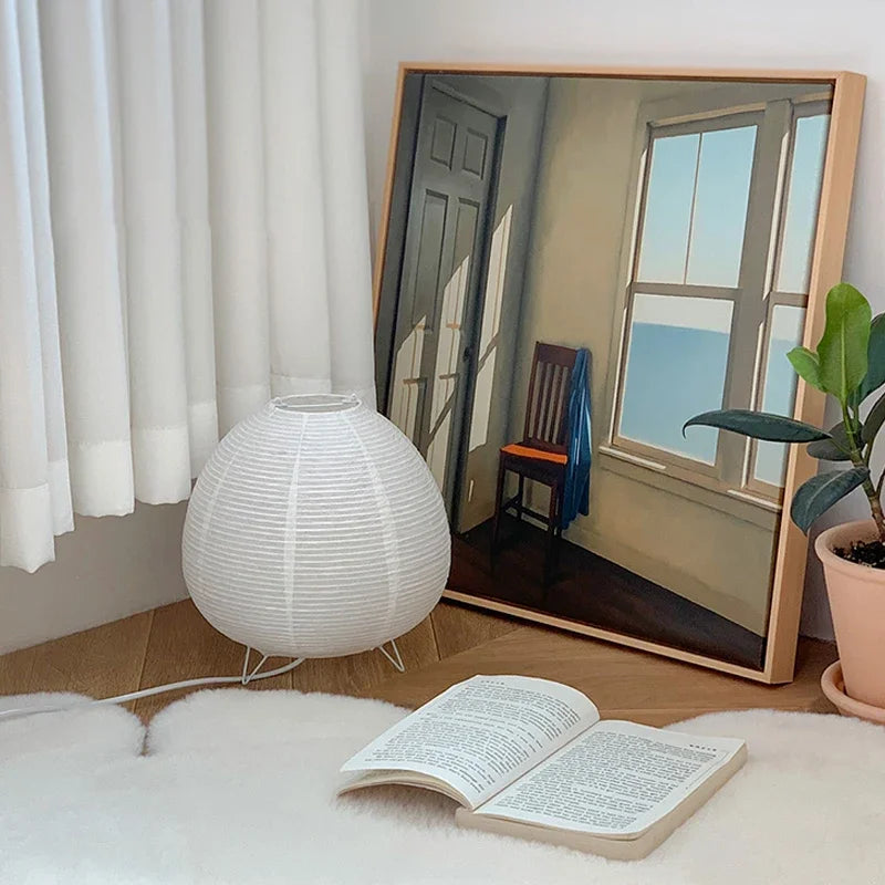 Lampe LED en papier de riz Nikko