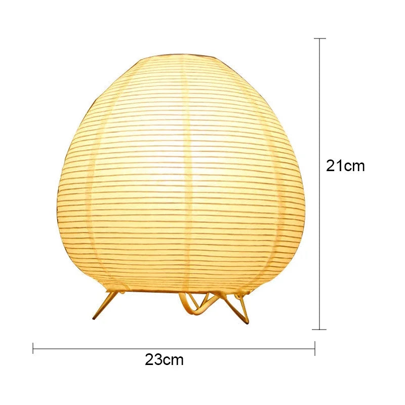 Lampe LED en papier de riz Nikko