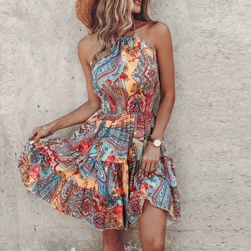 Adrianna™ - ROBE MINI IMPRIMÉE AVEC UN DESIGN ÉLÉGANT