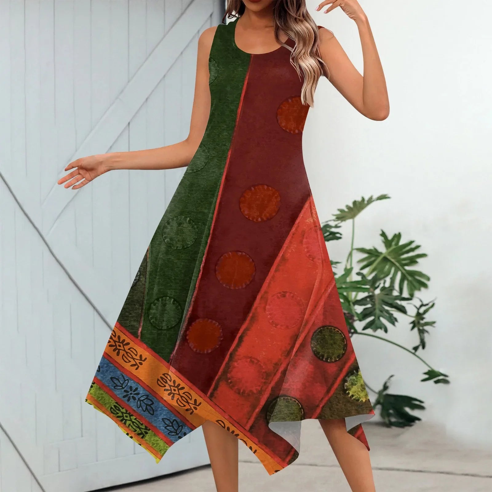 Cavell™ – Robe d'été avec ourlet ludique