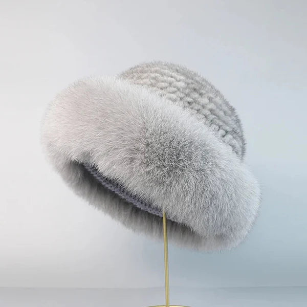 Isolde™ | Mink Fur Hat — Midnight Edition