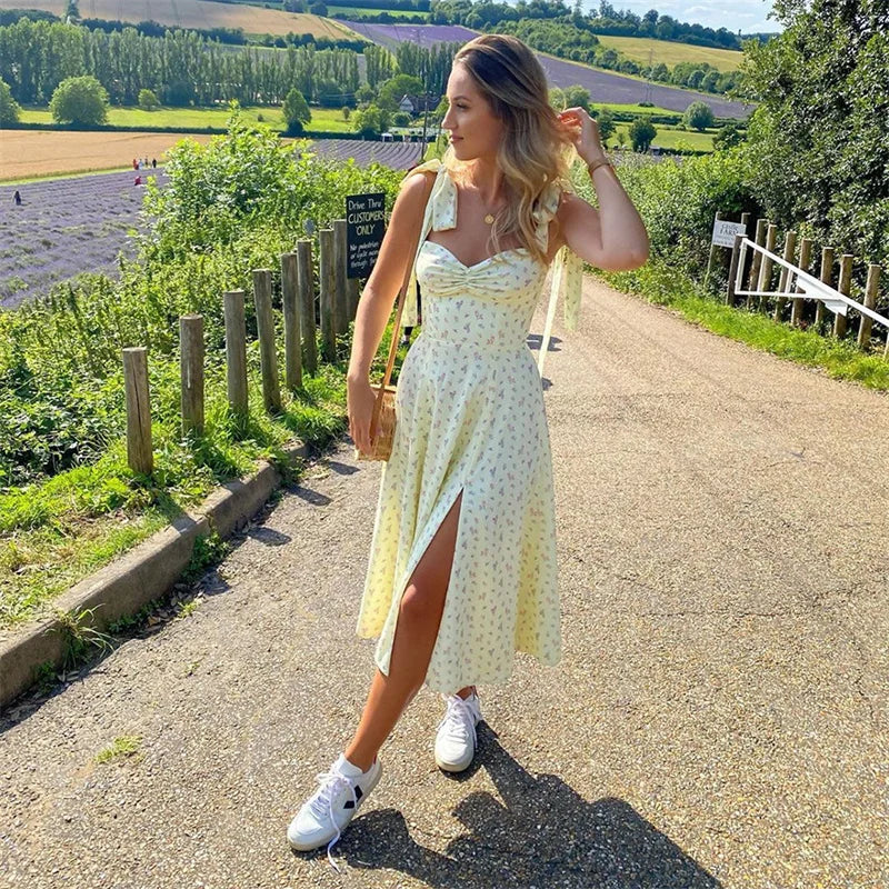 Sonia | Elegant Floral Print Dress