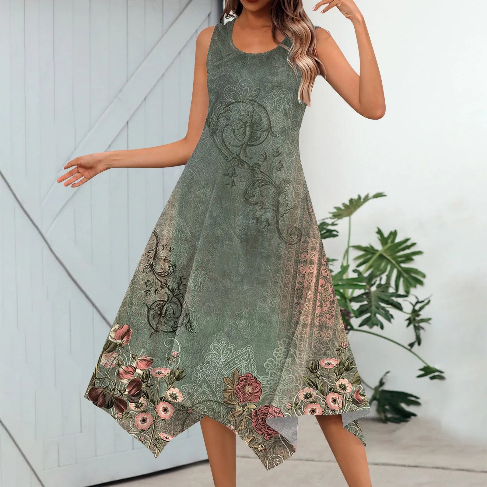 Cavell™ – Robe d'été avec ourlet ludique