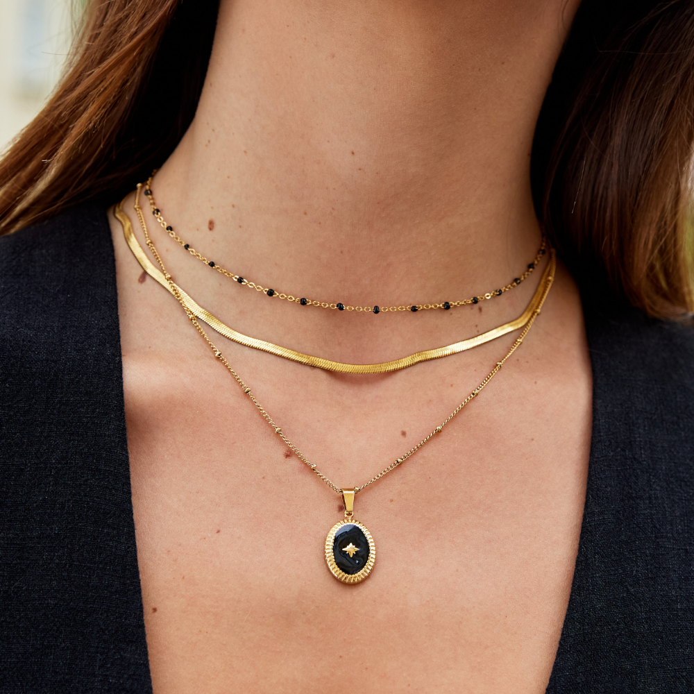 Collier en Chaîne Serpent en Or