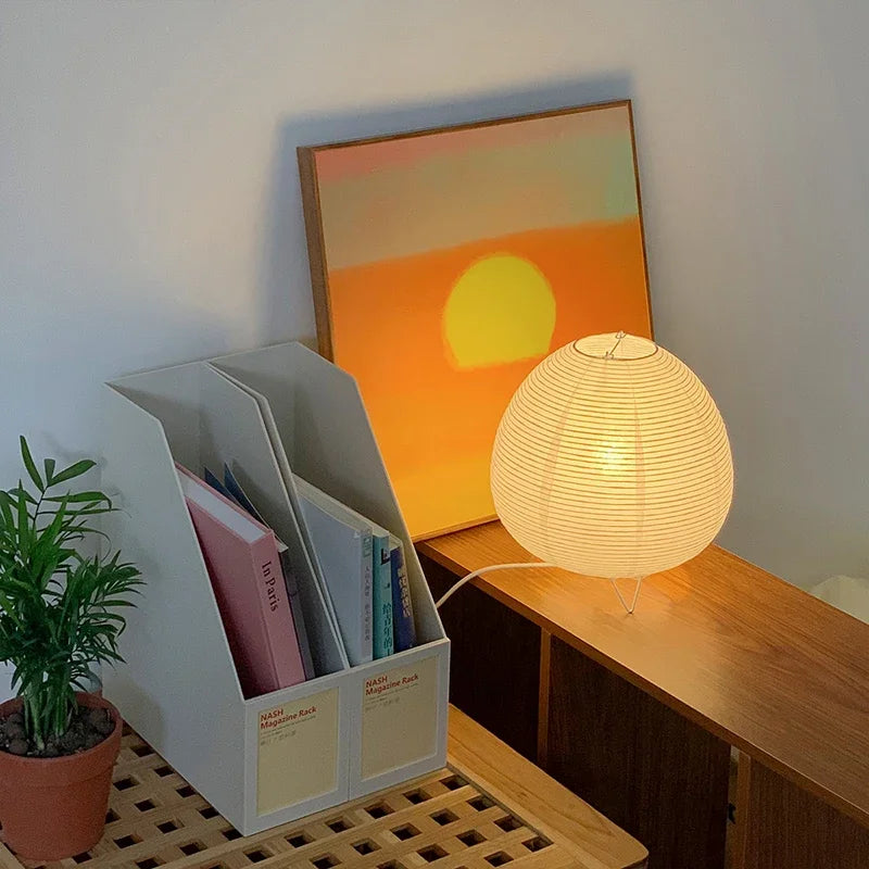 Lampe LED en papier de riz Nikko