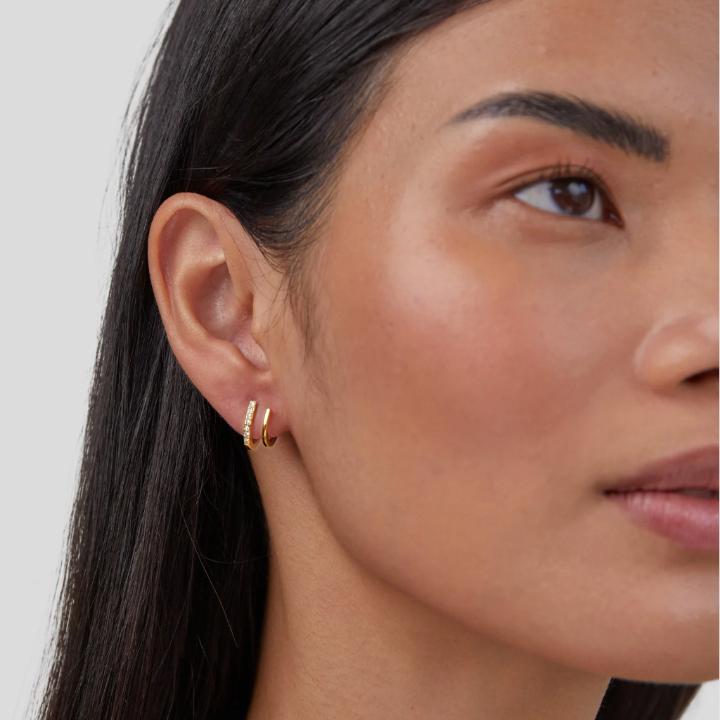 Boucles d'oreilles en cristal griffes