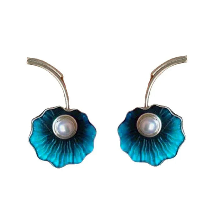 Boucles d'oreilles en perles de fleur