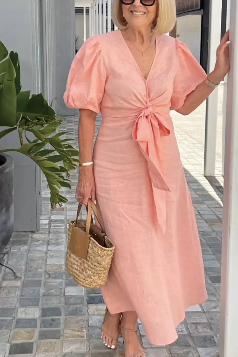 SERENA™ - ROBE AÉRIENNE À COL EN V