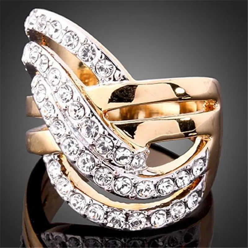 Bague Triple Cœur en Ton Argent