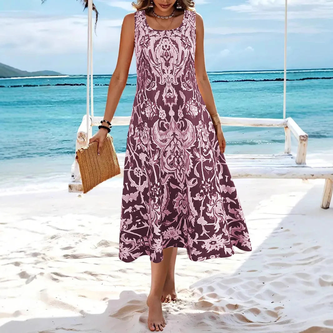 Cavell™ – Robe d'été avec un élégant motif Boho
