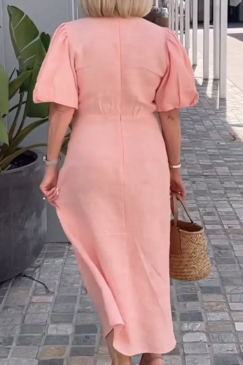 SERENA™ - ROBE AÉRIENNE À COL EN V