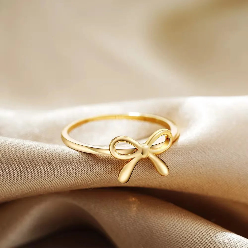 Golden Tie Ring
