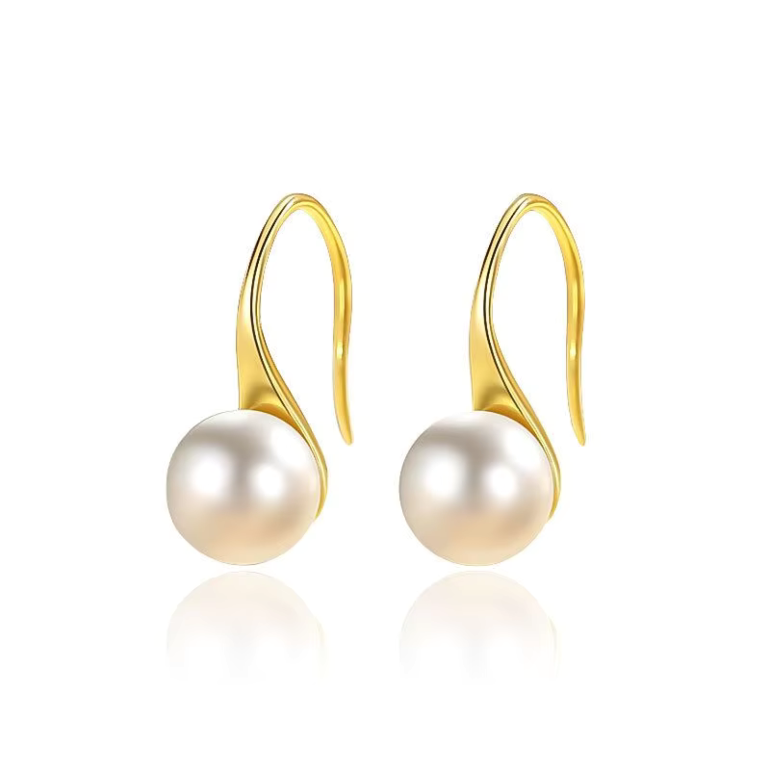 Shell Pearl Drop Earrings