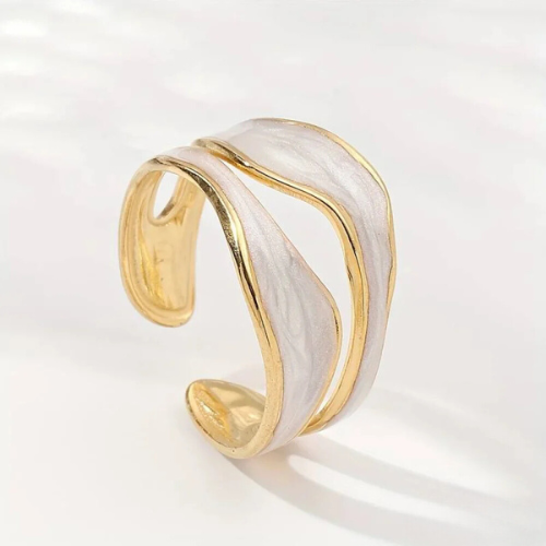 Dream – Bague Vintage en Or Blanc Élégante