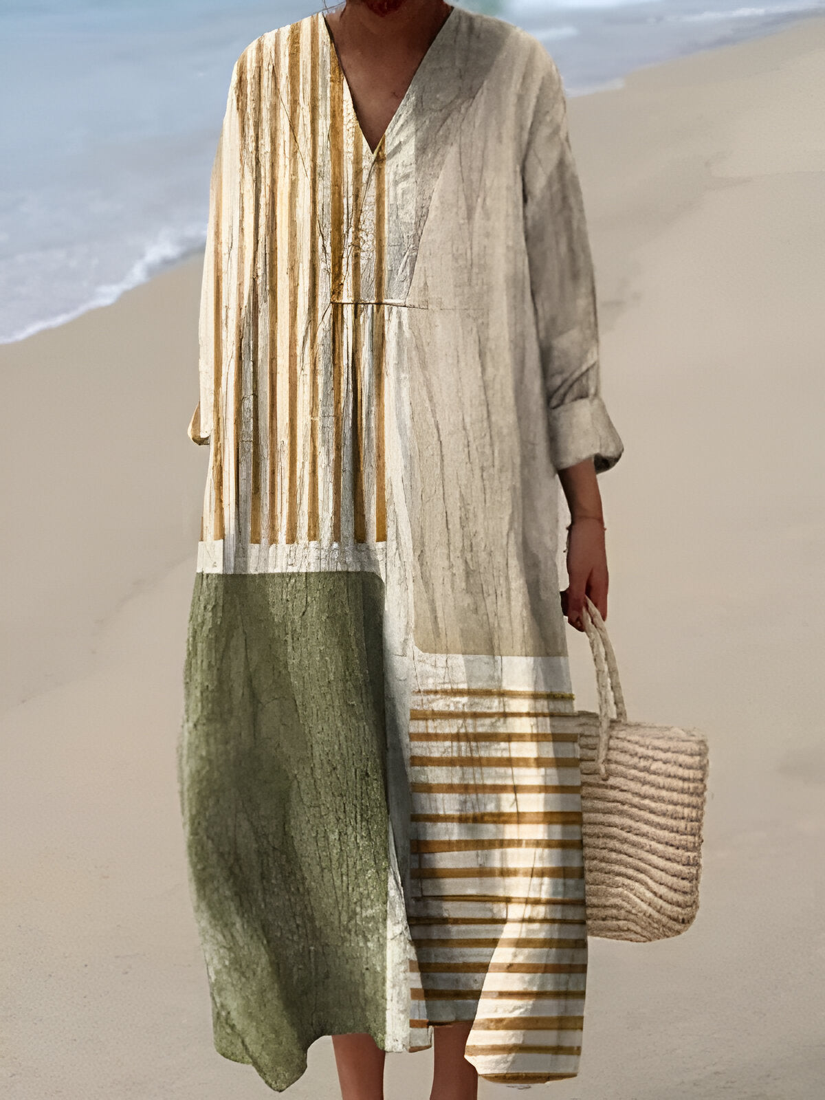 Imelda™ - ROBE GÉOMÉTRIQUE ÉLÉGANTE AVEC UNE SILHOUETTE MODERNE
