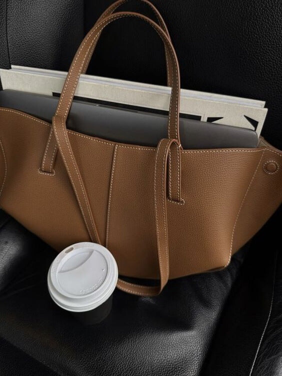 Pernilla™ - SAC TOTE STRUCTURÉ AVEC RASSEMBLEMENT LATÉRAL